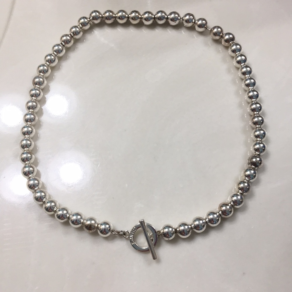 Ralph Lauren Chaps silver tone choker